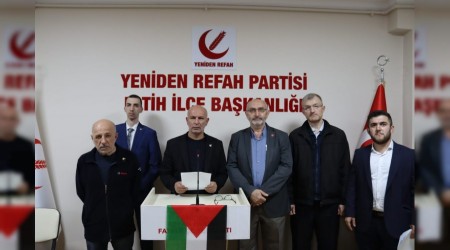 Yeniden Refah Partisi Filistin'e Destek Aklamasnda Bulundu